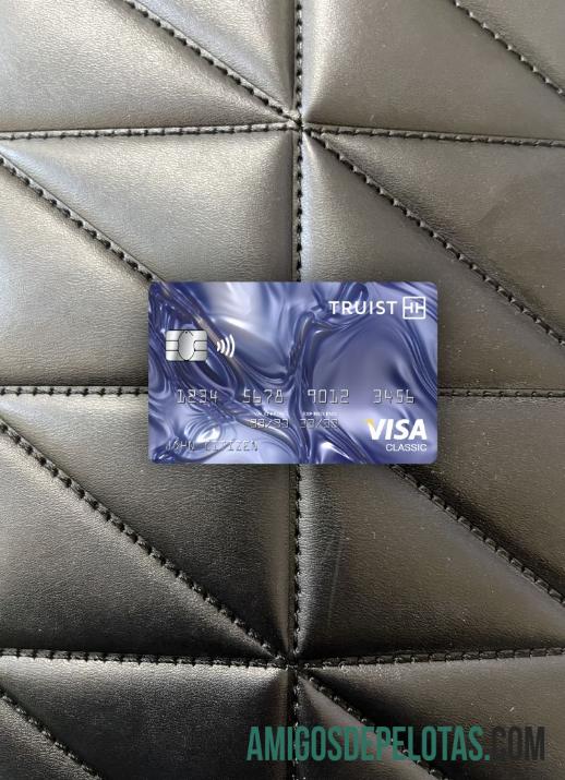 EUA Truist Bank Visa Classic Cartão Photolook Frente exemplo